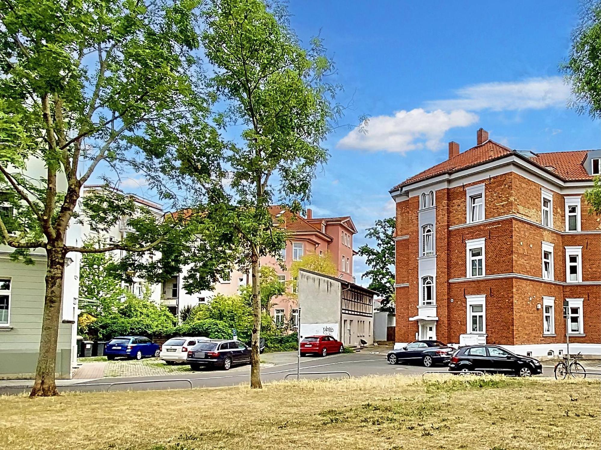 Die Remise Mit Kostenlosem Parkplatz Direkt Vor Der Tuer Erfurt Exteriér fotografie